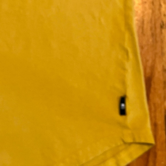 DIKOTOMY Mens Large Alien Eye Plant Monster Mustard Yellow DK Streetwear Shirt - Picture 5 of 7